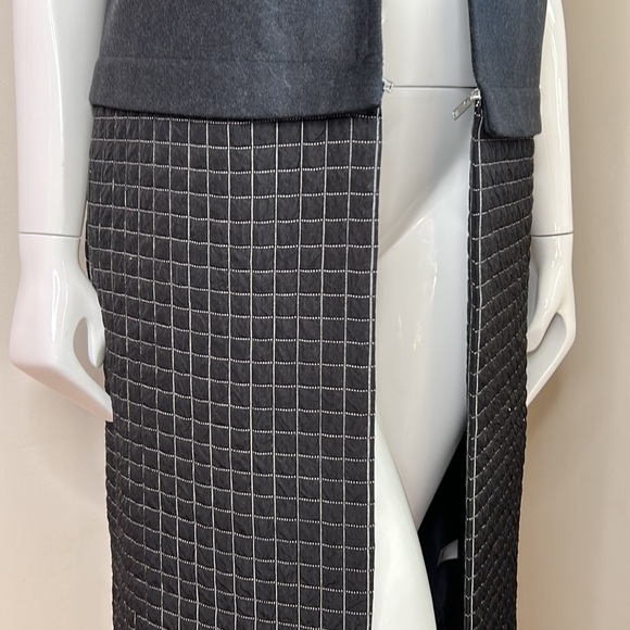 Trouvé Black long to short zipper vest, Size L - Picture 4 of 9